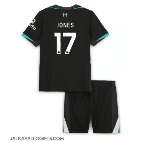 Liverpool Curtis Jones #17 Vieras Peliasu Lasten 2024-25 Lyhythihainen (+ Lyhyet housut)